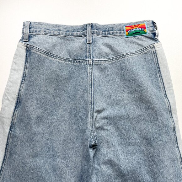 Daily Blue Easy Jeans Wide Leg Pacific Blue Wash Size 28 - Picture 5 of 13